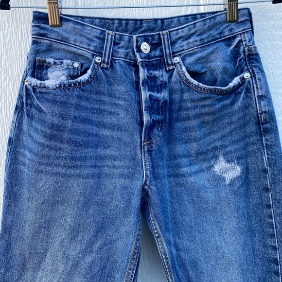H&M &Denim Boyfriend Jeans 24 - Picture 2 of 8